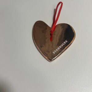 Starbucks Heart Rose Gold Vintage Valentines